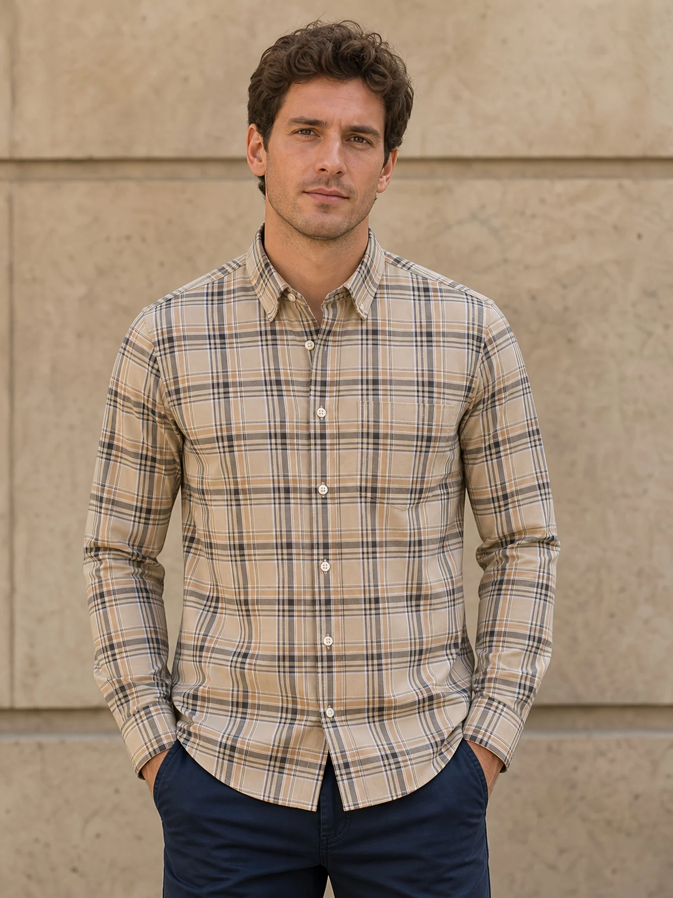 Heren overhemd van katoen, Oxf - Oxford Cotton Casual Shirt Business recensie en prijs