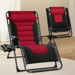 Fauteuil Inclinable Pliable et Portable pour la Pause Déjeuner, Chaise à Bascule avec Dossier pour la Sieste à la Maison, le délégations, Loisirs, Paresseux, Hypothèque, Été