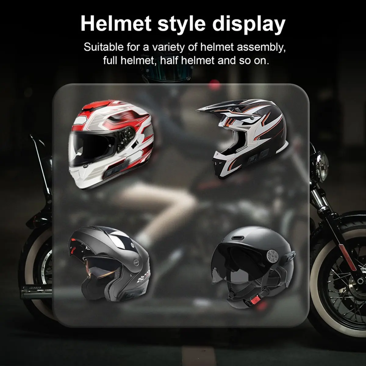 DT1285 Mon.F2 Helmet Intercom Bluetooth 5.0 Motorcycle Wireless Headset 1000M Waterproof BT Moto Interphone Type-C Fast Charging