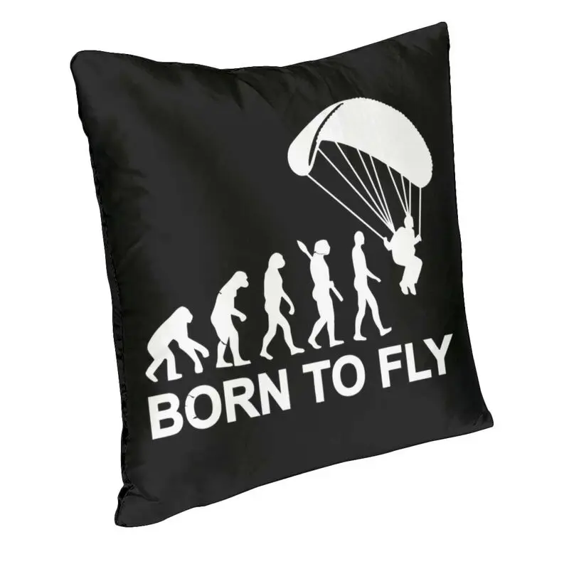 Born To Fly Cushion Cover Two Side 3D Printing Flight Pilot Throw Pillow Case for Living Room Custom Pillowcase Home Decor