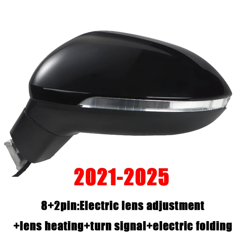 Car Outside Door Rearview Mirror Assemblys For VW Arteon 2019 2020 2021 2022 2023 2024 2025 8/10/15/17pins Auto Accessories image 3