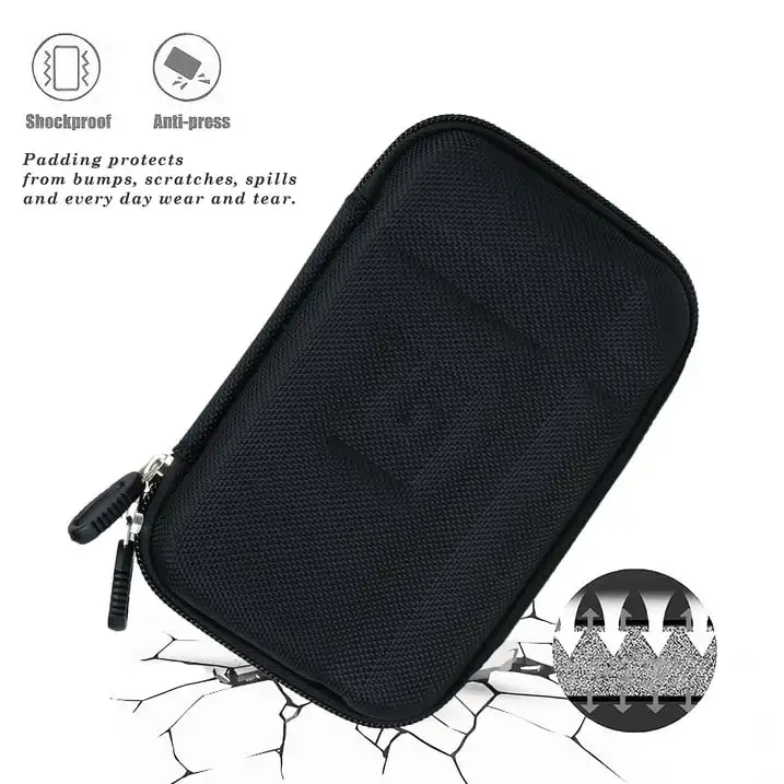 Organizer per la gestione dei cavi da viaggio custodia rigida in Nylon Organizer elettronico borsa per cavi portatile impermeabile per accessori elettronici