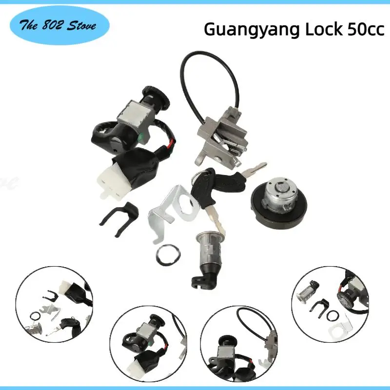 

Motorcycle Ignition Switch Key Lock Set for GY6 49cc 50cc Taotao ATM50-A Roketa MC-08-50 YY50QT-6 Jonway Scooter Moped