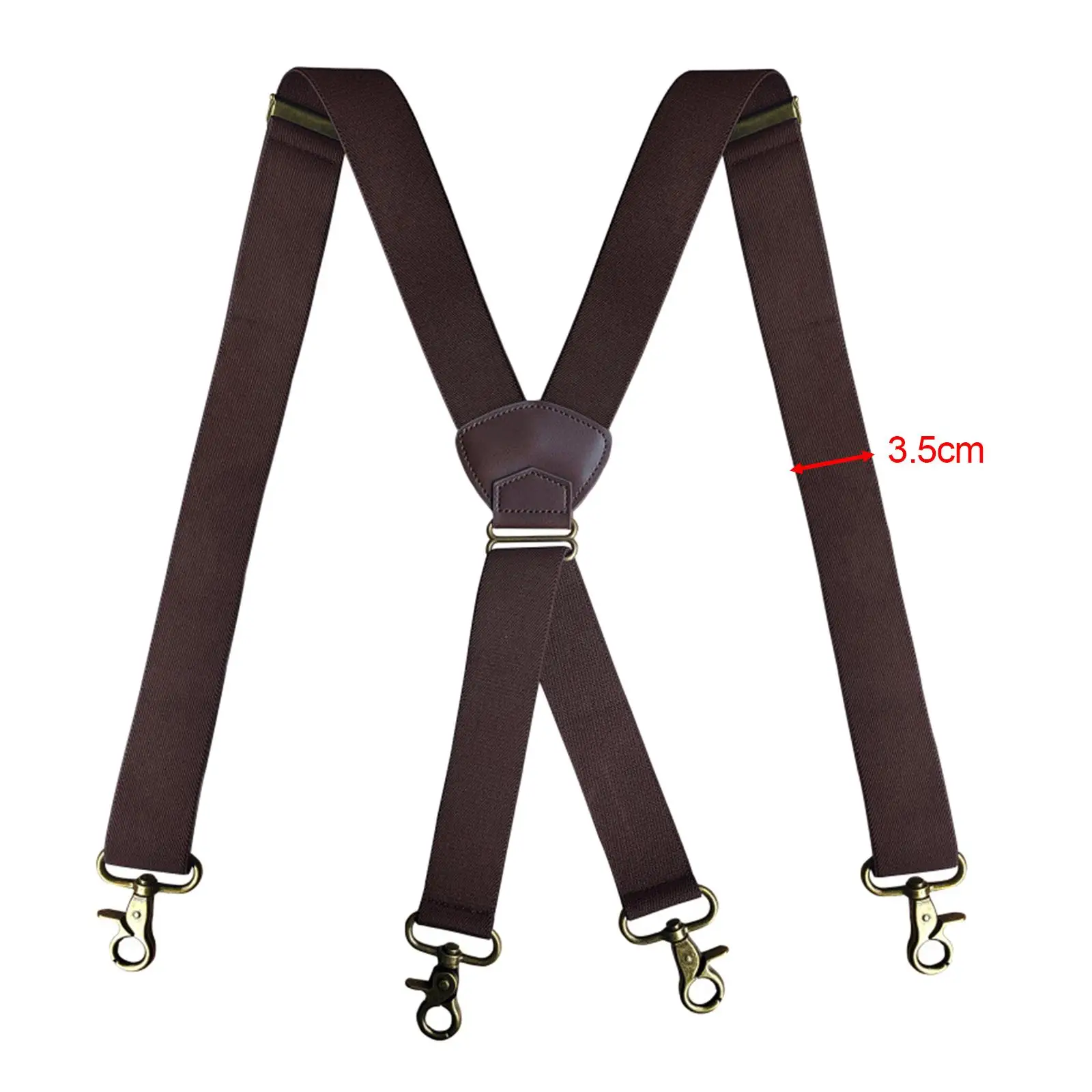 Мужские подтяжки, эластичные подтяжки, подтяжки X-образной формы 1,4 дюйма для костюма