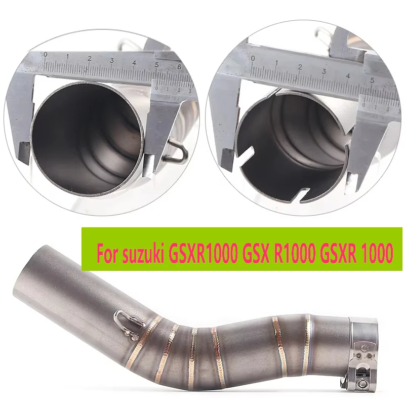 

Motorcycle Exhaust Middle pipe link pipe For suzuki GSXR1000 GSX R1000 GSXR 1000GSXR1000 High Quality 2005 to 2006 Link Pipe