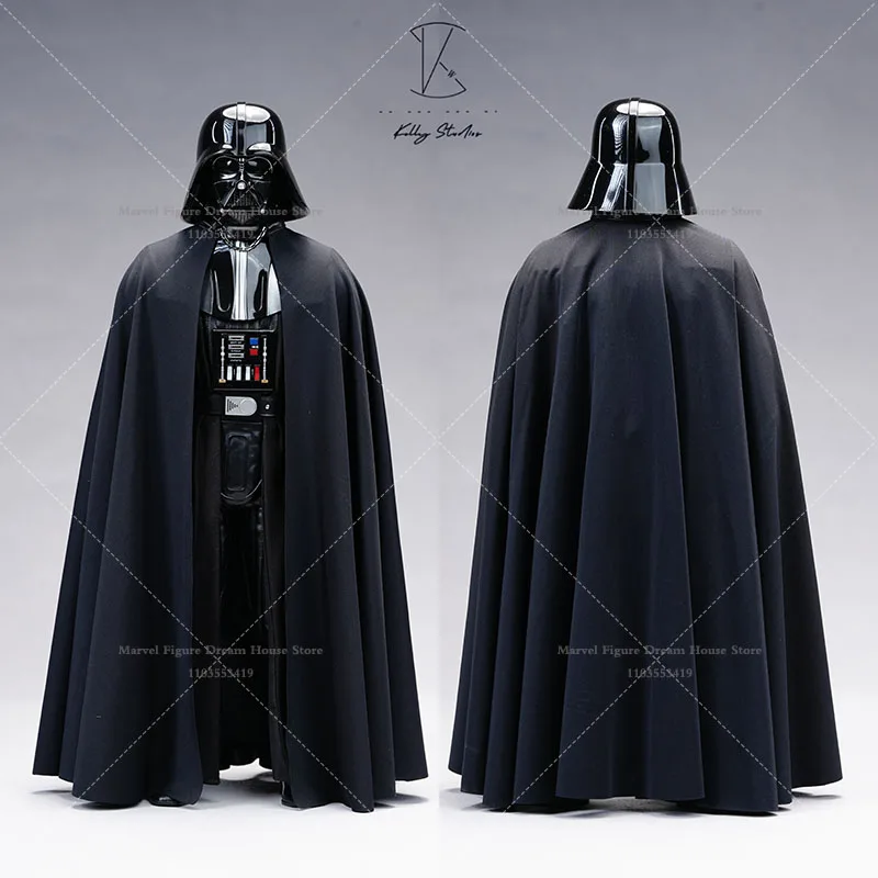 

1/6 Scale Male Clothes Drape Cloak Darth Vader Genuine Leather Collar Detachable Neck Cover For 12-inch Action Figure Soldier
