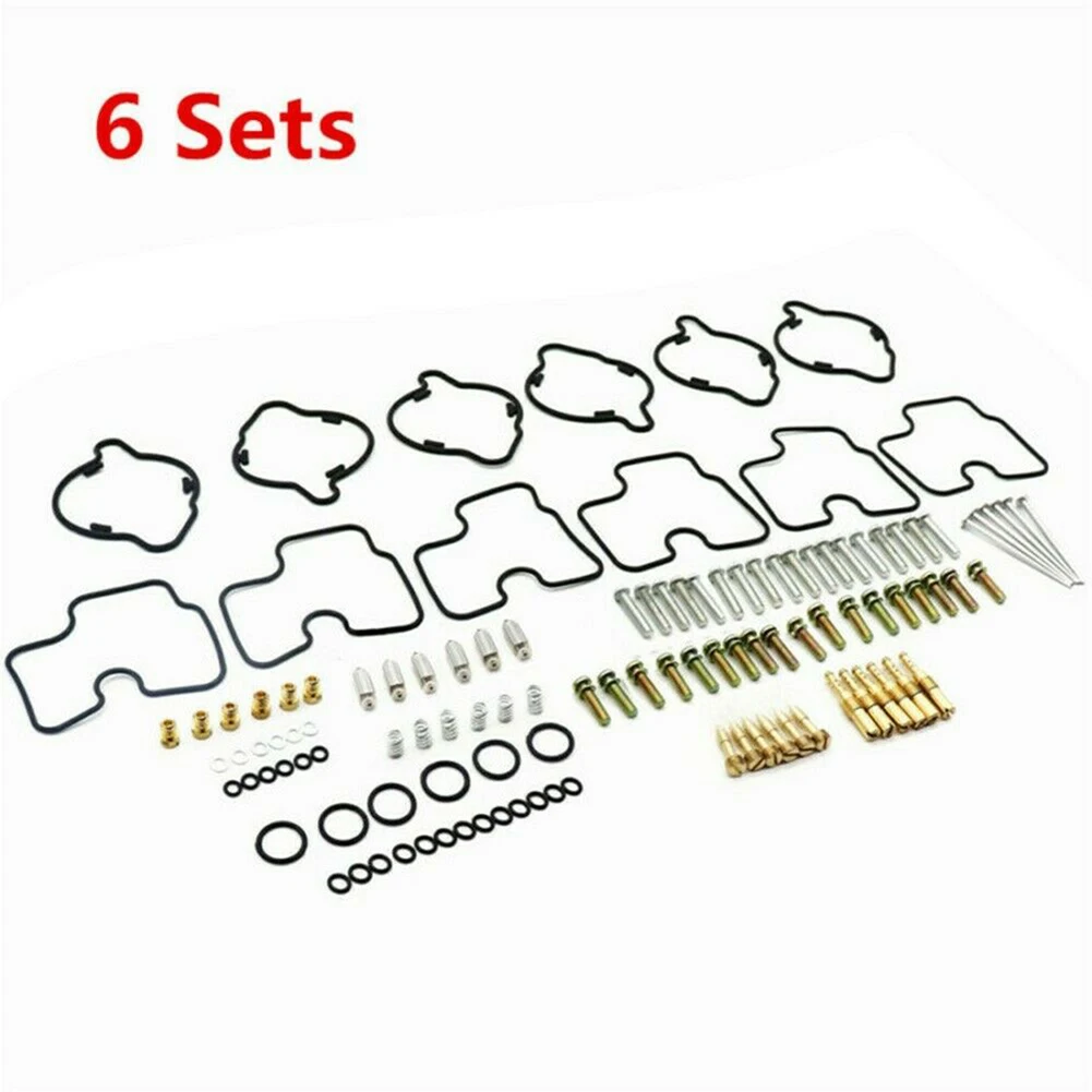 6x Carburetor Repair Kit Motorcycle For Honda GL1500C GL1500CT Tour Valkyrie 1500 1997-2003 Air Intake Fuel Delivery Repair Kit