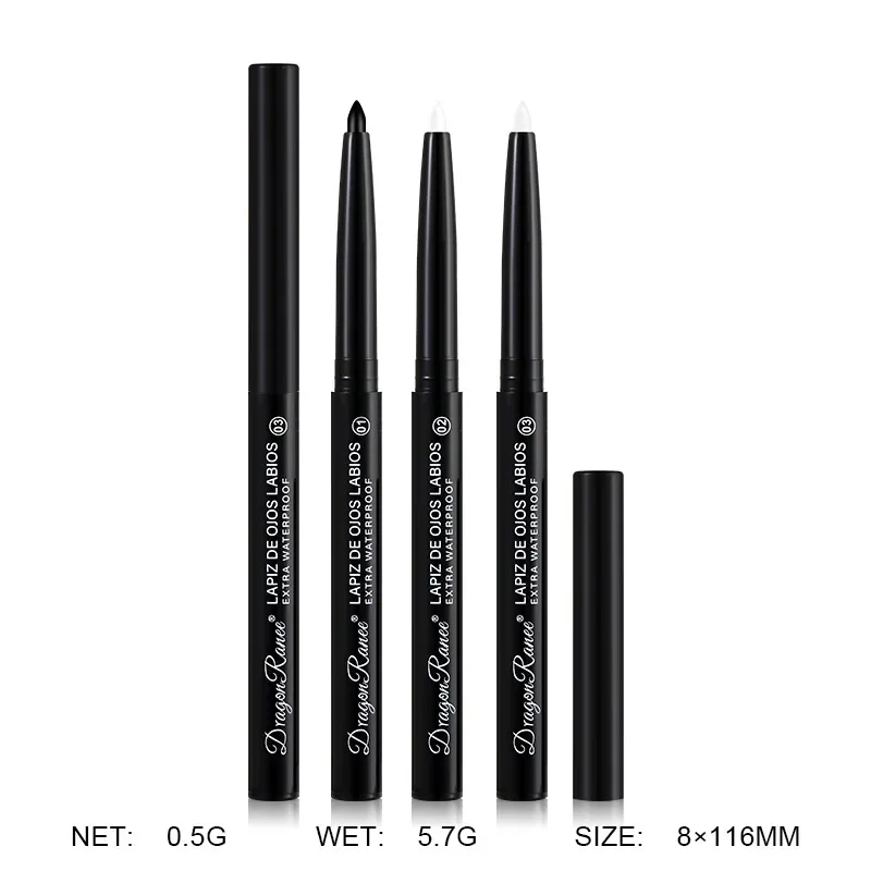 Heallor Pencil Płynny eyeliner Wodoodporny eyeliner w ołówku 36H Długotrwały płynny eyeliner w pisaku Szybkoschnący Bez kwitnienia Kosmetyki T