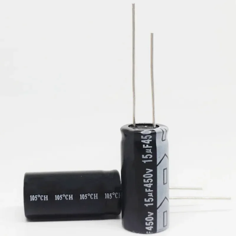 

(5PCS) 450V15UF Volume :10x25 Aluminum Electrolytic Capacitors 450V15UF High Quality