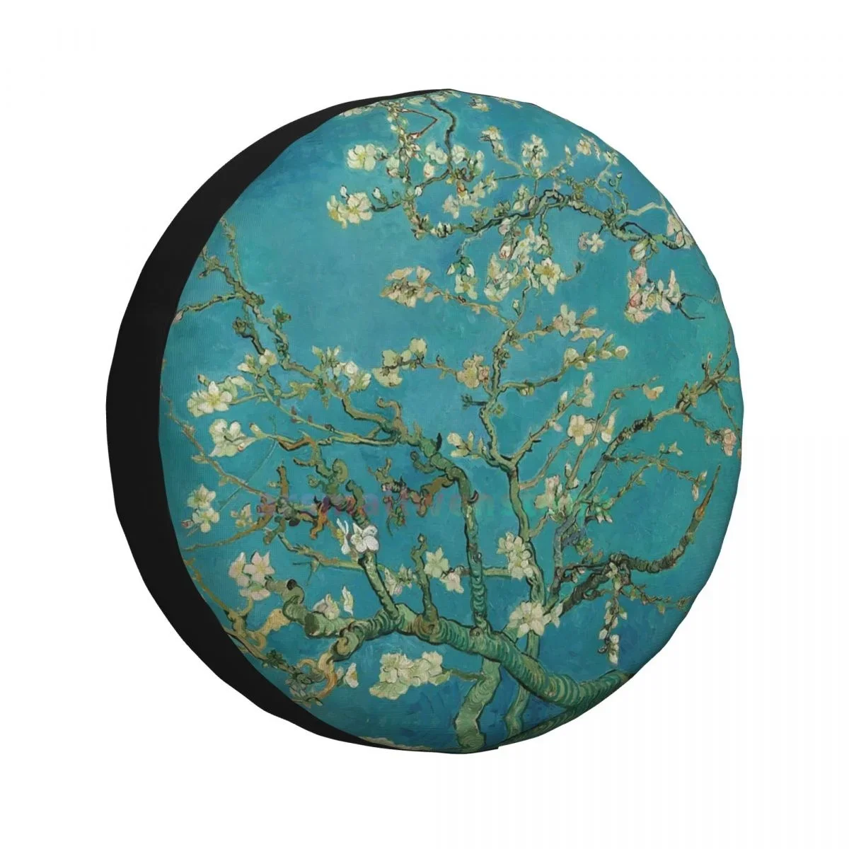 Vincent Van Gogh Almond Blossom Sling Anti-UV Tire Cover for Trailer RV SUV,  Tire Cover with Anti-Fouling Coating, 14-17 Inch