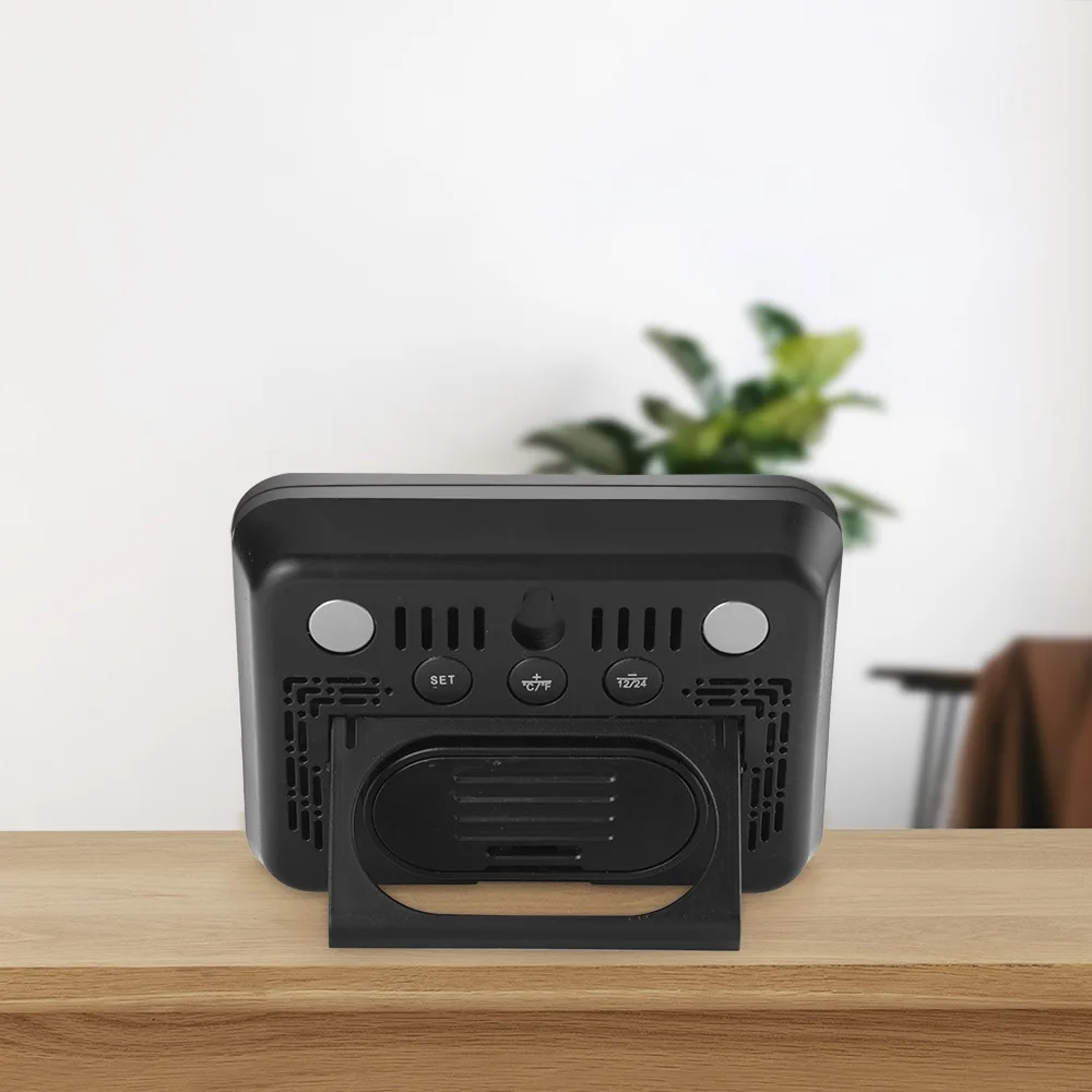 Household Thermometer Indoor Electronic Thermometer Color Large Screen with Perpetual Calendar