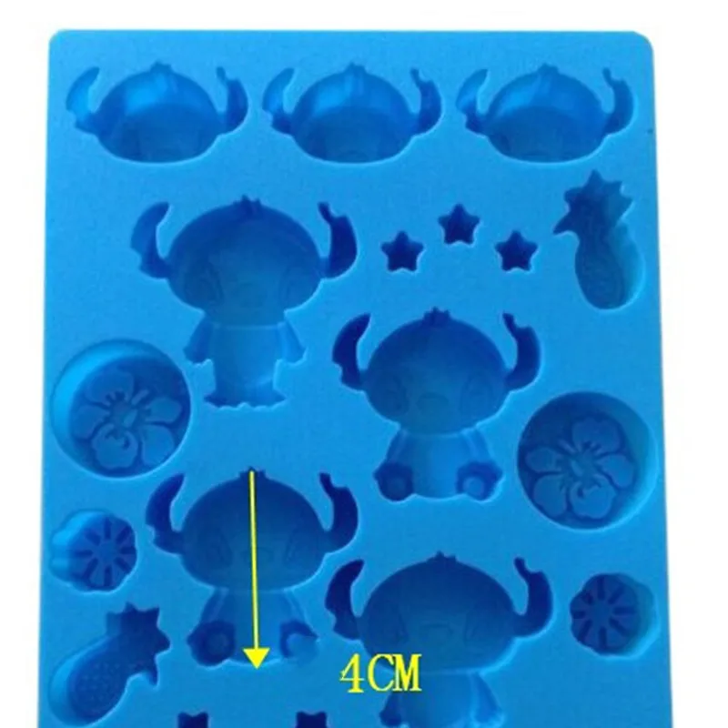 Anime Disney Stitch 3D Silicone Kawaii Lilo & Stitch Cake Mold Chocolate Candy Molds DIY Birthday Cake Decorating kids Gifts Toy