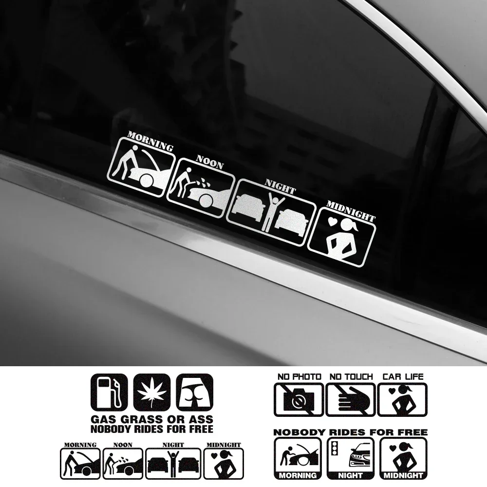 Motorcycle Reflective Stickers Waterproof Anti-Scratch Personalized Motorcycle Auto Body Styling Decoration Decal Accessories
