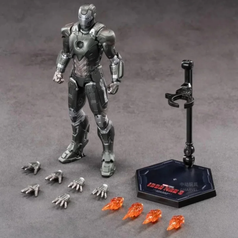 ZD Toys Iron Man Mk27 Mark 27 Disco Anime Action Figure Mk14 Mk9 Mk 37 Mk36 Mk2 Mk 23 Original 1/10 18cm Christmas Gifts Toys