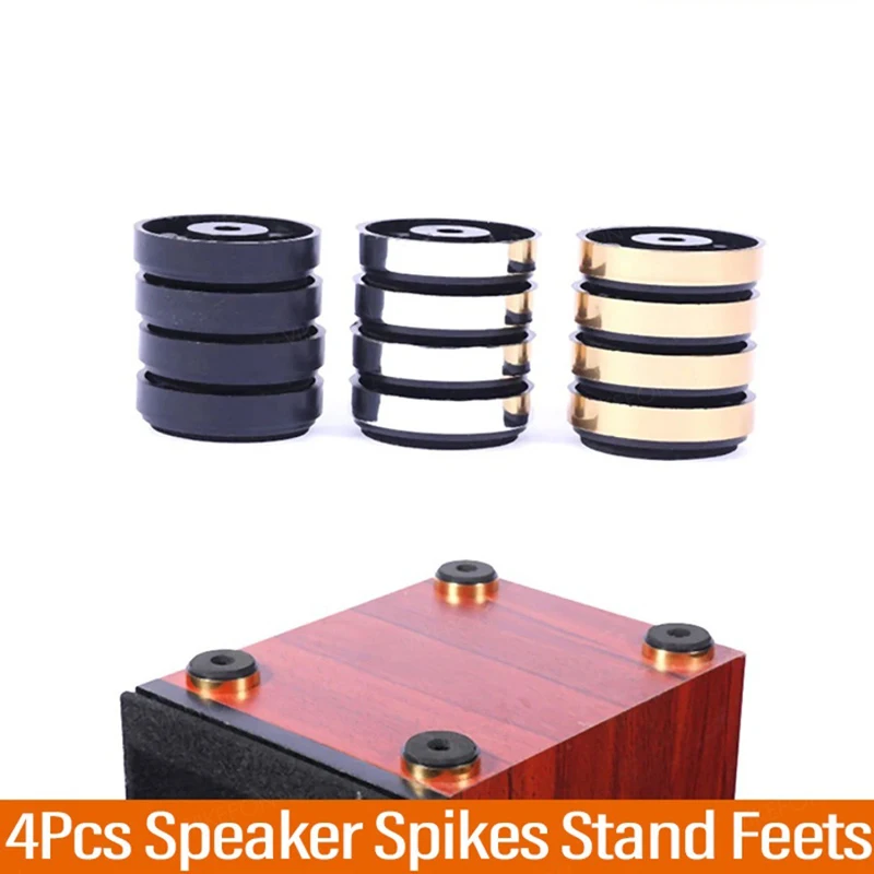 4Pcs Speaker Spikes Stand Parts Active Speakers Accessories DIY  Speaker Stand Feets Audio Active For Home Theater Sound System view 2