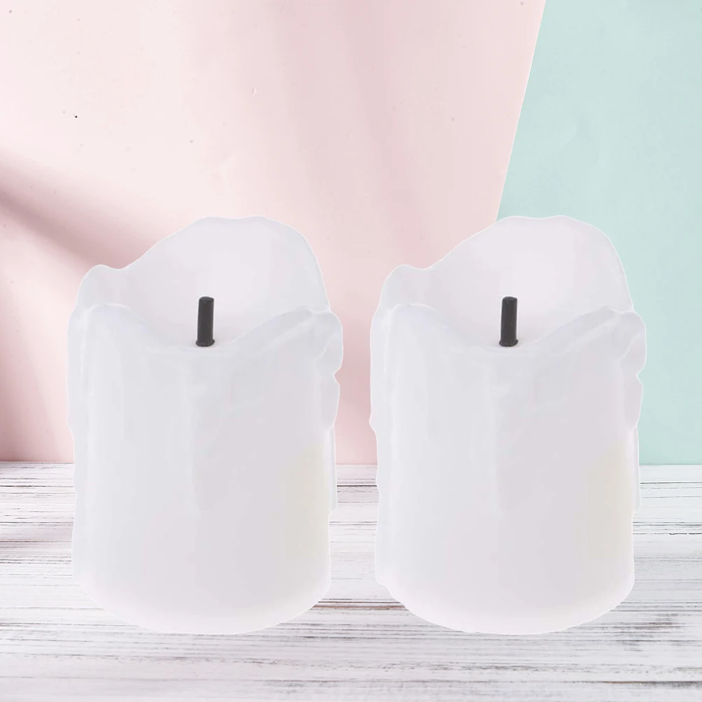 

5 Pcs LED Electronic Candles Realistic Flickering Operated Tea Lights for Valentine Christmas Party Decorations Night