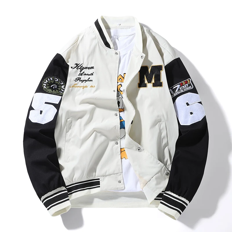 

Casual 2022 Spring New Trendy Brand Jacket Windbreaker Thin Baseball Shirt Casual Fashion Jacket Men's Motorcycle New Clothing