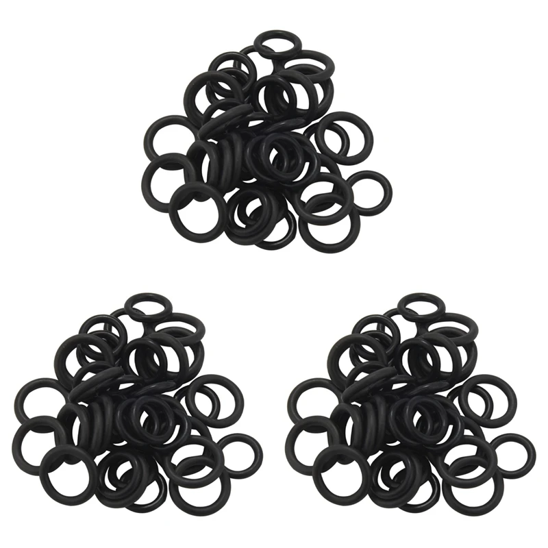 Power Pressure Washer Rubber O-Rings For 1/4 Inch,3/8 Inch,M22 Quick Connect Coupler,120-Pack