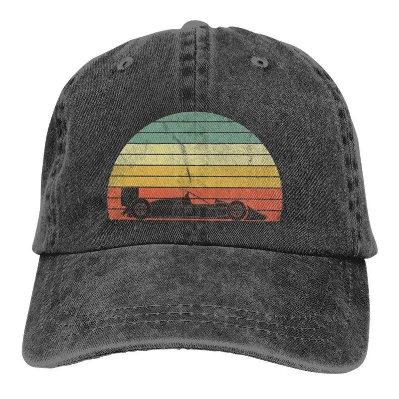 

Retro Sunset Baseball Cap Men Cowboy Hats Women Visor Protection Snapback F1 Car Race Caps