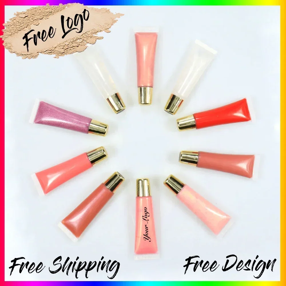 2025 New Squeeze Tube Makeup Lipstick High Pigment Lip Gloss Private Label Lip Makeup P60 P84