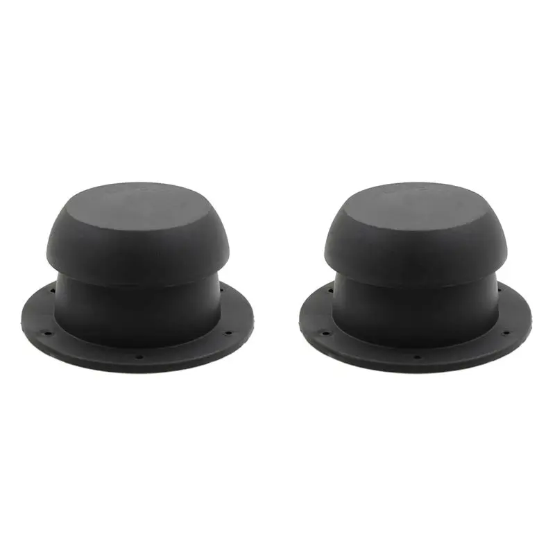 AB43-2X Vent Air Exhaust Fan Mushroom Head Shape RV Roof Motorhome Ventilation Cap For Rvs Station Wagons Camping(Black)