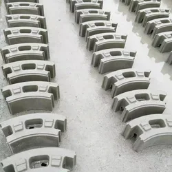 Plastic Mold Inspection, Ground Circular Concrete Block Bricks, Wellbore Module Box, 12 Enclosed with a Diameter of 120 cm