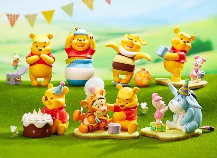 

Disney Winnie the Pooh Friends Party Theme Peripheral Blind Box Figure Cute Children's Toys High-value Gifts