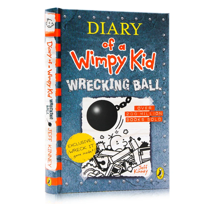 

Diary of a Wimpy Kid 14 Wrecking Ball Jeff Kinney, Children's books aged 8 9 10 11 12 English books, Humor Comic 9780241412039