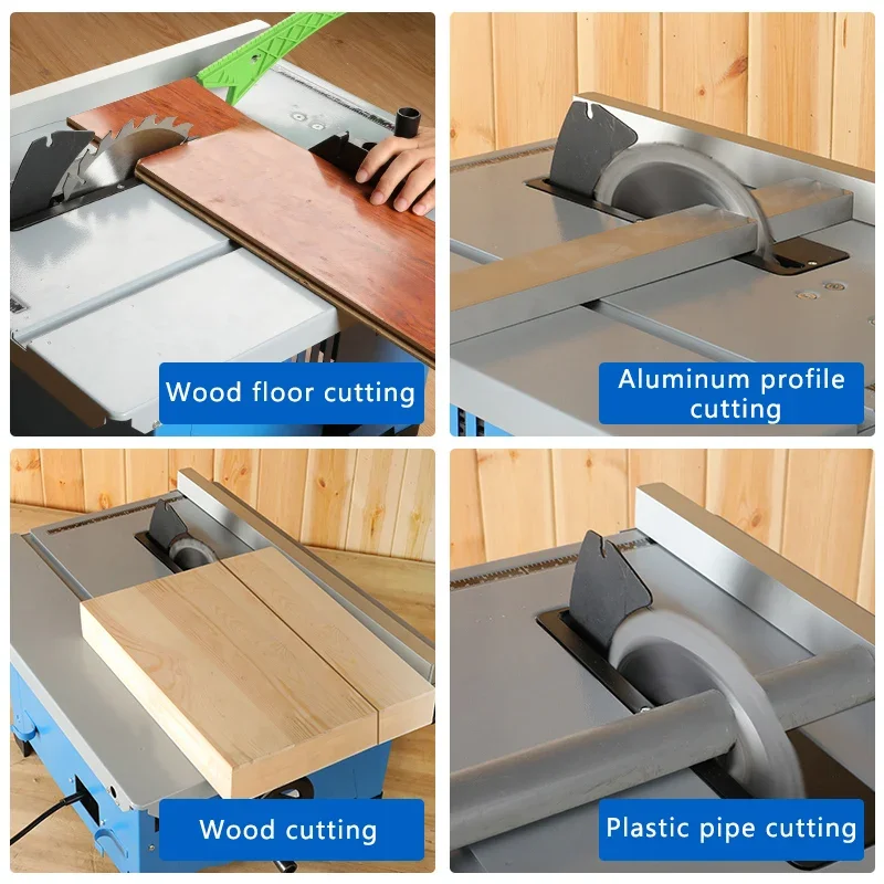 

8-Inch Household Miniature Woodworking Table Saw Electric Multi-Function Precision Dust-Proof Decoration Cutting Machine