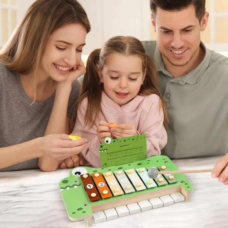

Kids Piano Musical Piano Toy Educational Portable Interactive Game For Travel School Boy Preschoolers Develop Skills Home