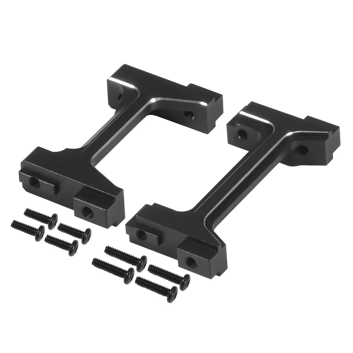 1 Set Aluminium Voor Achter Trx 4M Bumper Mount Bretels Voor 1/18 Rc Auto Crawler TRX4-M Verdediger Bronco Chassis Upgrade Onderdelen