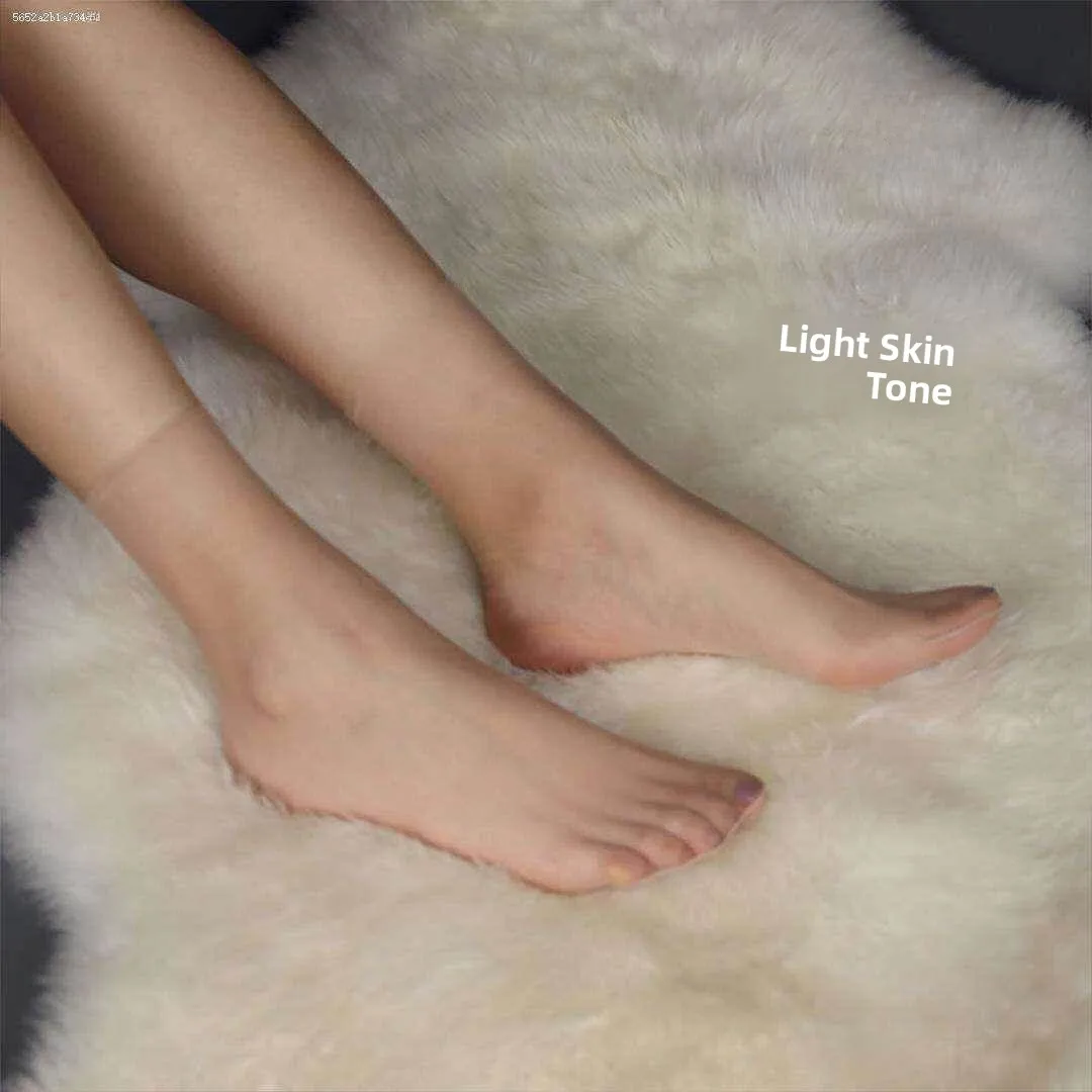 Ultra-Thin Glass Silk Women's Stockings Invisible Full Transparency Short Crystal Socks Luxury Brand Spring Season Home Comfort