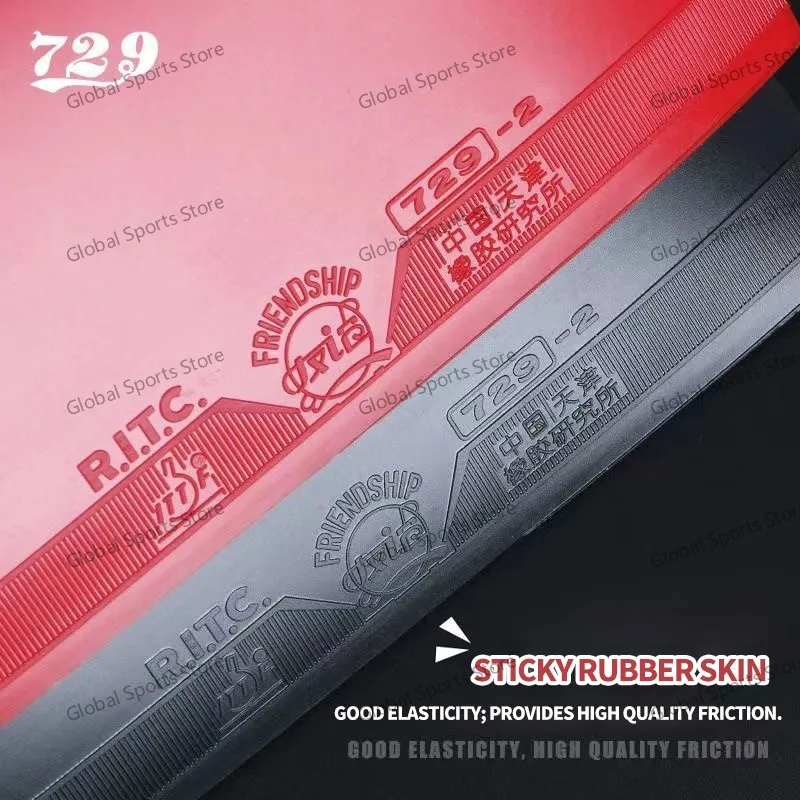 Originale 729 Friendship CROSS / Nuovo 729-2 Gomma da ping pong (attacco + anello) Pips-in con spugna in gomma per racchetta Fast Break