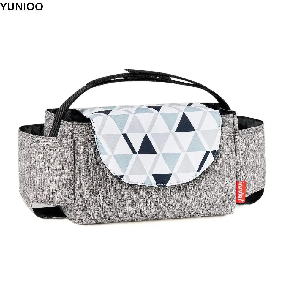 

Multifunctional Stroller Organizer Bag Large Capacity Bottle Holder Stroller Hanging Bag Mommy Bag Diaper Bag Pram Storage Bag