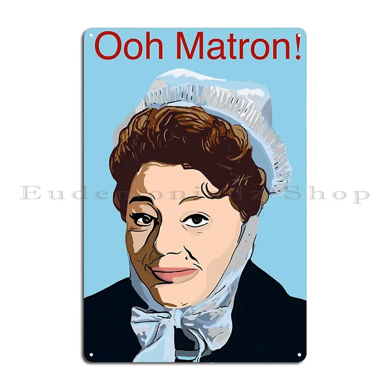 Ooooohhhh Matron Metal Sign Design Cinema Garage Wall Wall Mural Tin Sign Poster