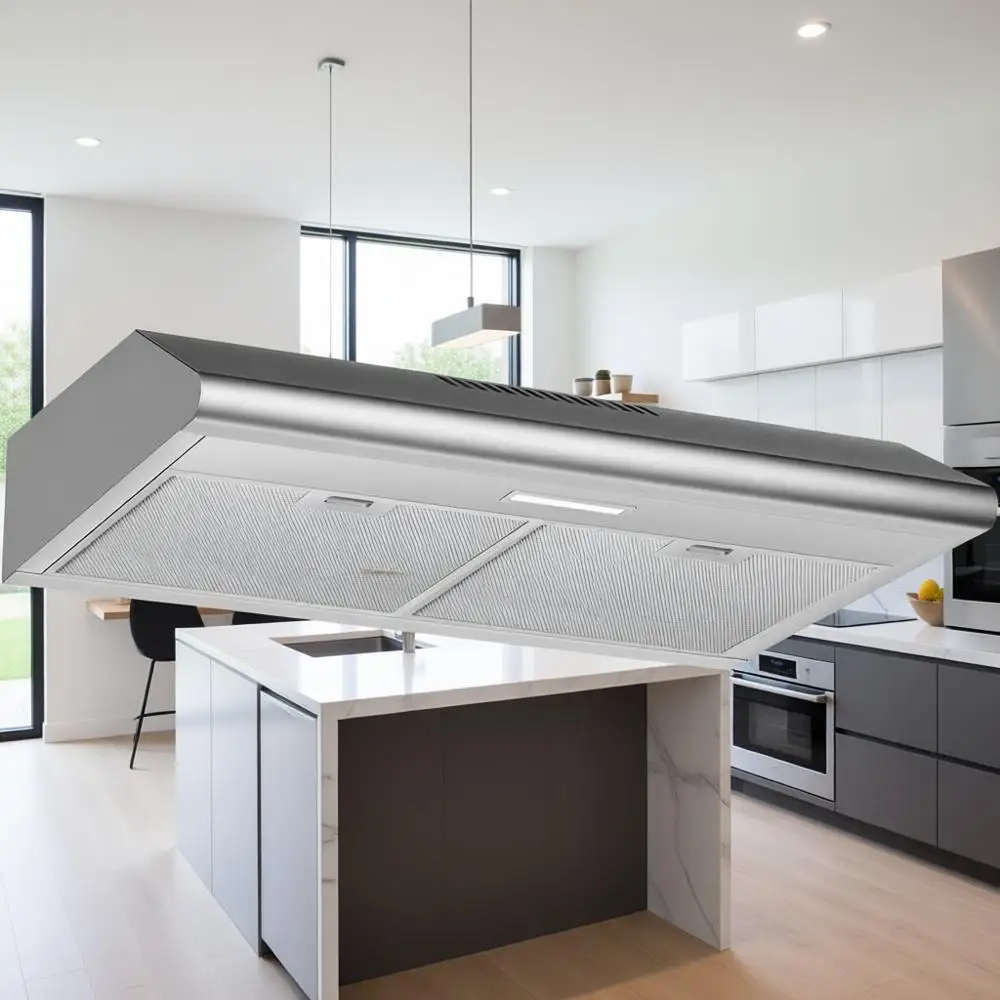 

Вытяжка из нержавеющей стали 30 дюймов, тонкая, канальная/конвертируемая, 3 скорости, 5-слойные фильтры, светодиодная подсветка