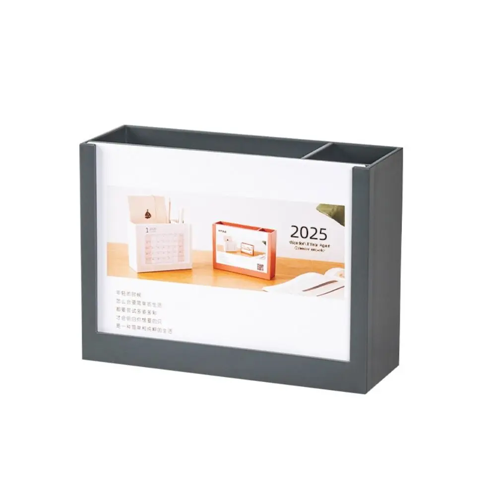 2025 Calendar Desk Calendar Organizers Creative Multi-Function Desktop Stationery Organizer Durable Reusable