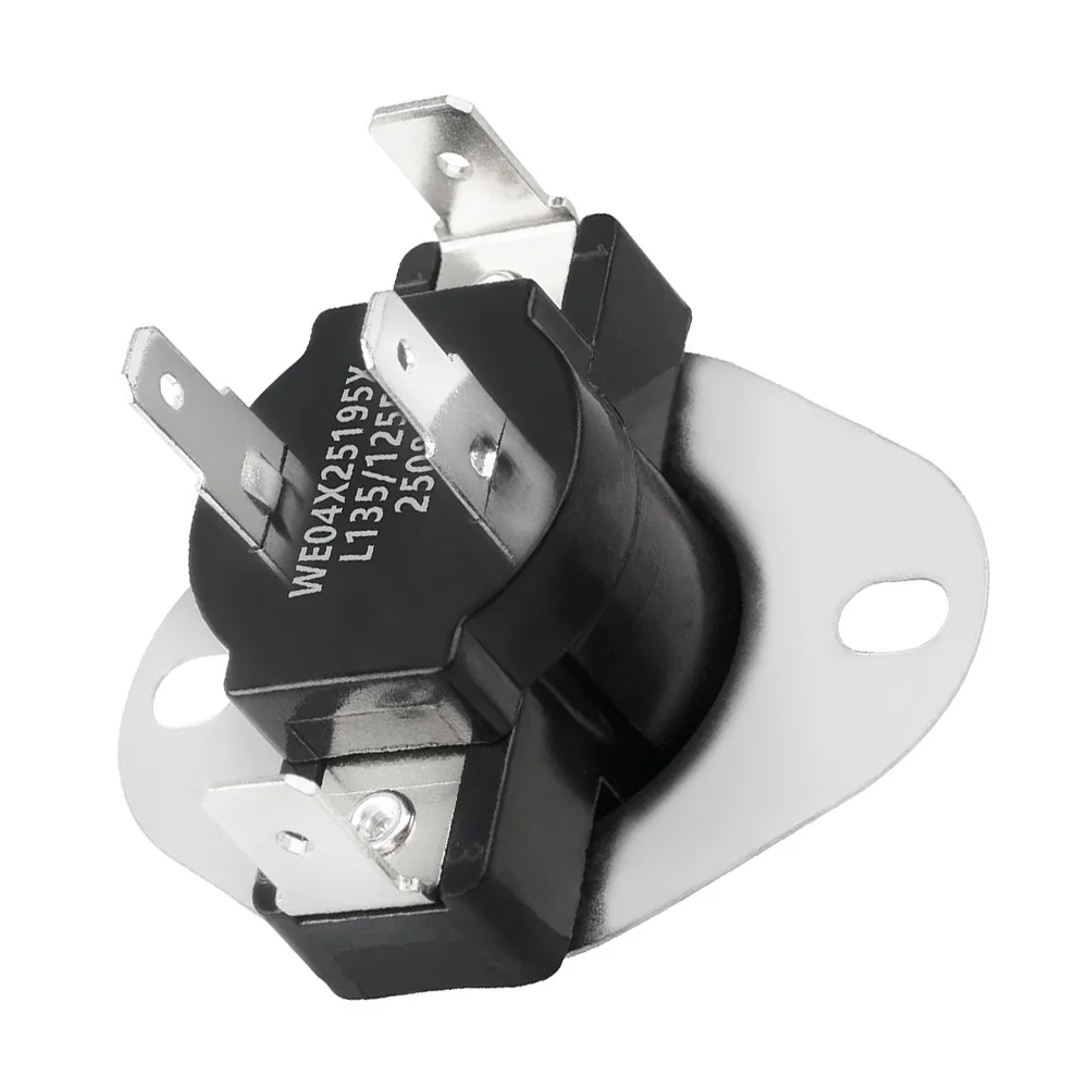 For GE Dryer High Limit Thermostat WE04X25195 Exact Match Replacement for 4467031 AP6004261 PS11729232 EAP11729232