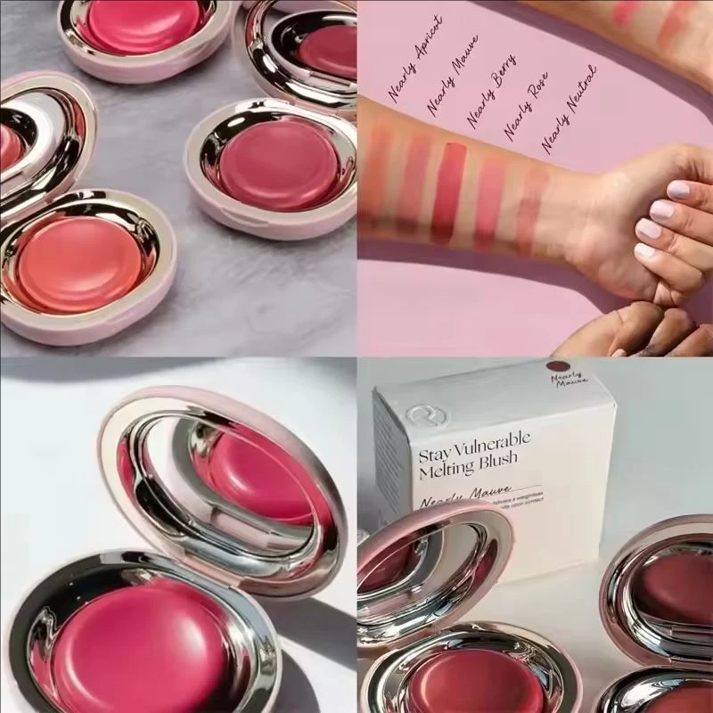 할로윈 핫 세일 레어 뷰티 휴대용 화장품 자연스러운 지속력 보습 리퀴드 블러셔 선물 얼굴 윤곽 스틱