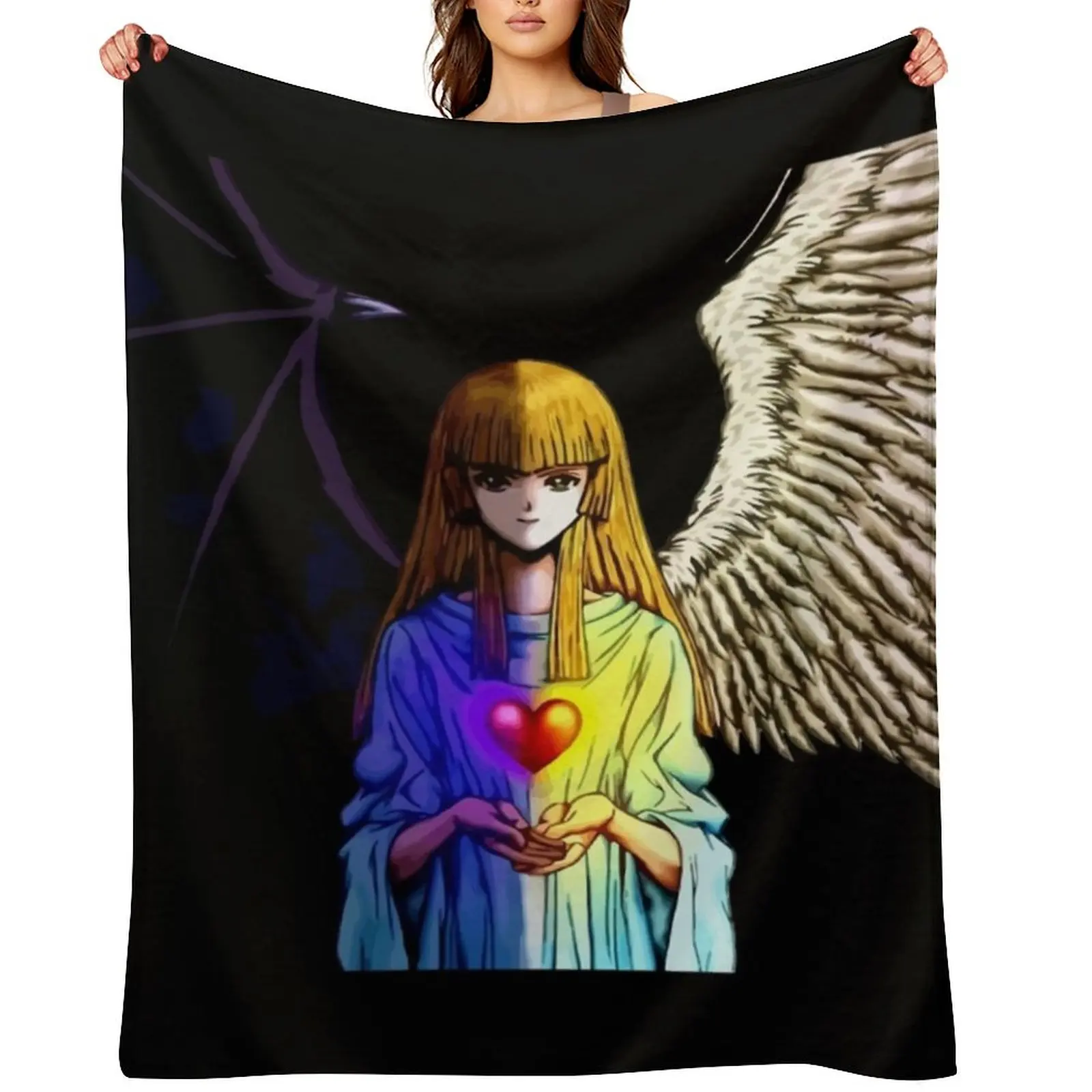 

Change of Heart Throw Blanket Multi-Purpose Thin Vintage Thermals For Travel Blankets