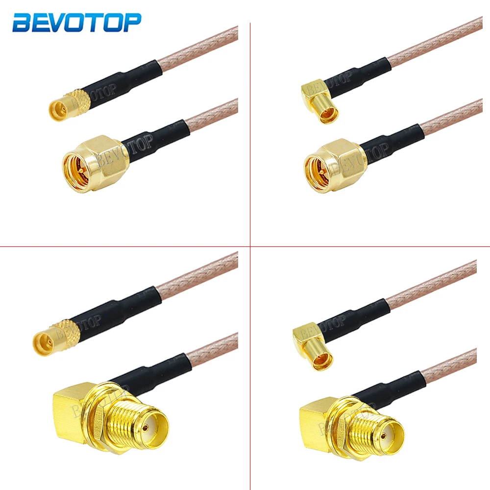 

2PCS/Lot MMCX Female to SMA Male Female FPV Antenna Connector MMCX to SMA Cable RG316 Pigtail Jumper RF Coaxial Extension Cord