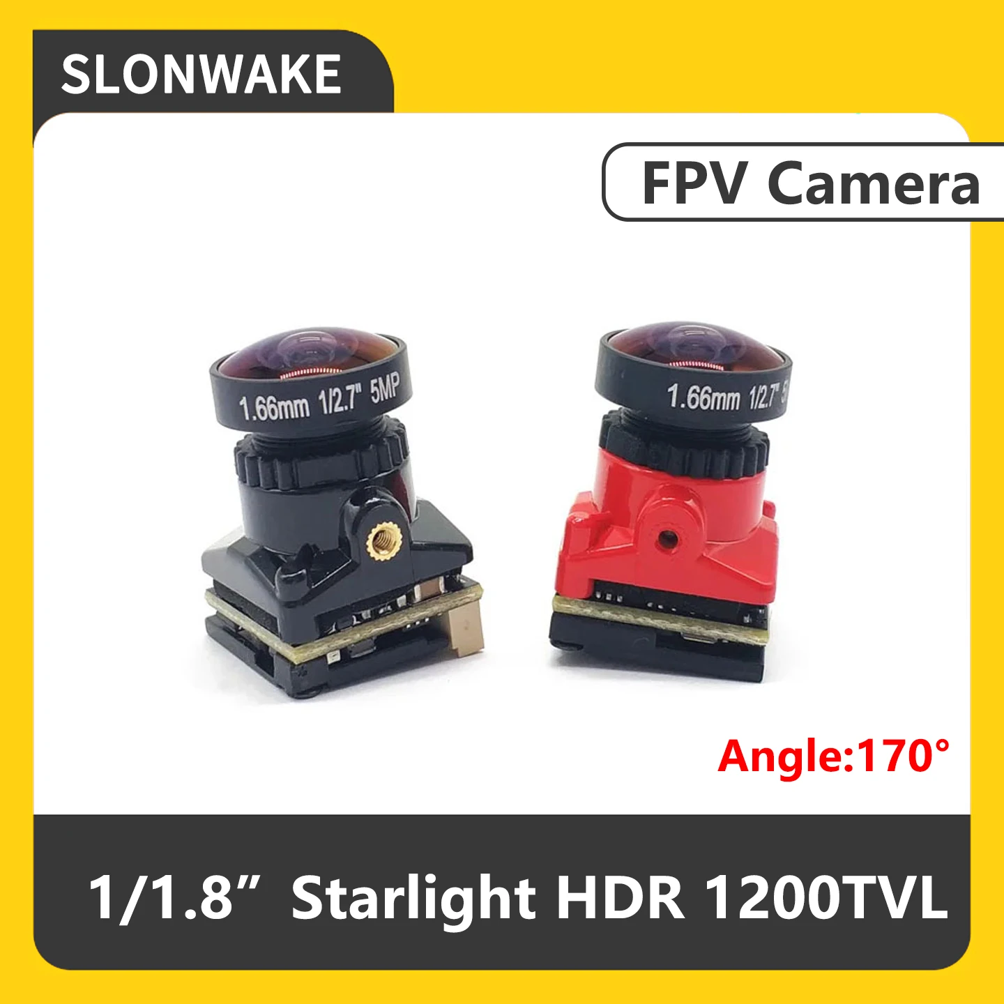 SLONWAKE 1200TVL FPV Camera - 1/1.8