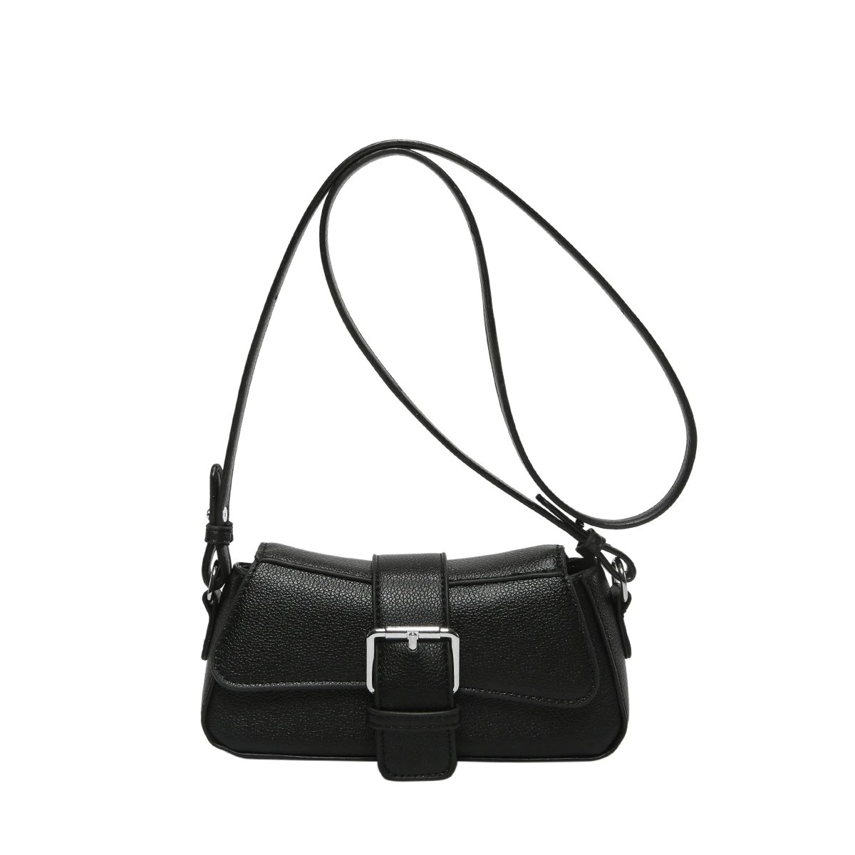 

Women's Commuting Shoulder Bag Niche Design Black Underarm Bag 2025 New High-End Single Shoulder Crossbody Bag