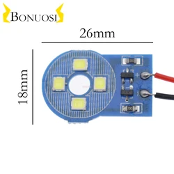 10Pcs Met 2835 4SMD Chip Lampjes Diverse Kleur Non Polariteit Ac Dc 6V 6.3V Pinball Game machine Board Led Lamp Lampen