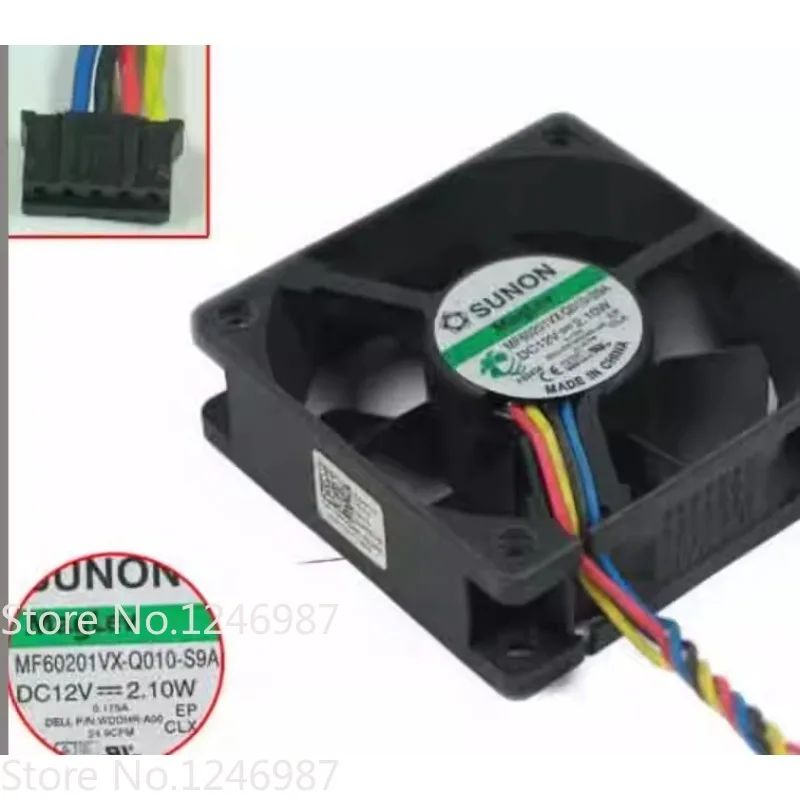 

Новый вентилятор SUNON MF60201VX-Q010-S9A 6020 12V 2.10W, 4-проводной, для охлаждения, 60*60*20 мм
