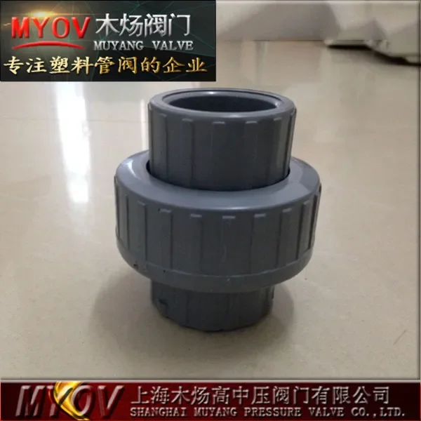 CPVC plastic socket-bonded union chlorinated polyvinyl chloride corrosion resistance