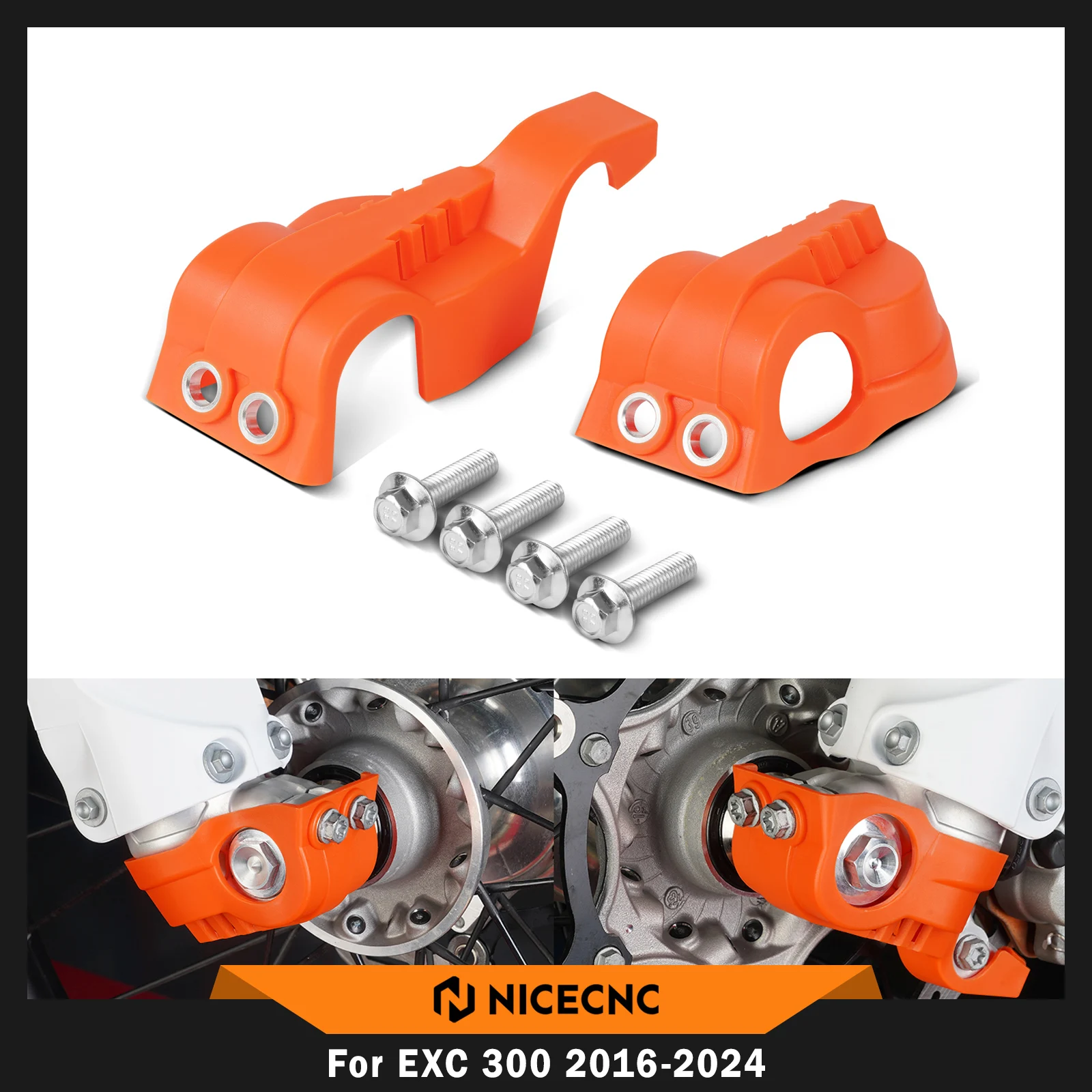 

For KTM EXC 300 2016-2024 2023 Fork Bottom Shoe Guard Cover Protector For KTM SX 125 EXC 250 EXCF 350 SXF 450 XC XCF XCW 500 TPI