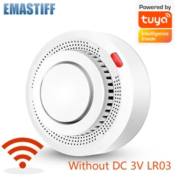 Tuya WiFi Smoke Detector Sensor Fire Alarm Works With Smart Life APP Information Push Smart Home Security System