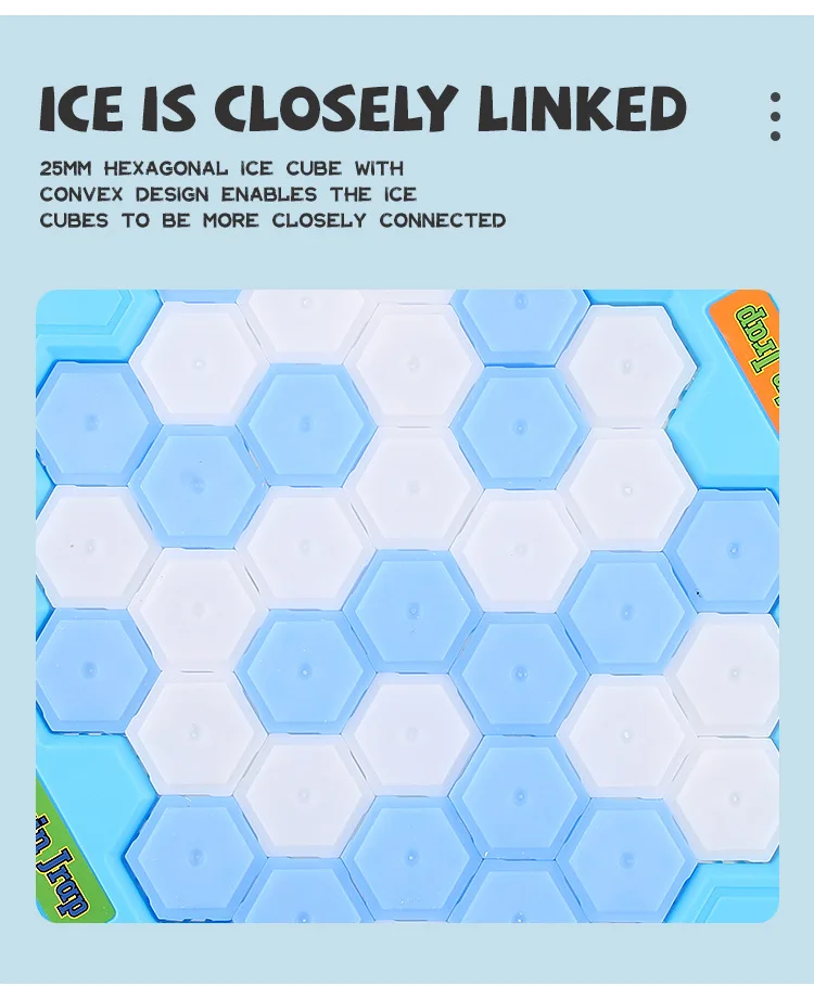 Pinguin-Eisbrecher-Tischspiel, interaktives Puzzle-Spielzeug für Eltern und Kinder, Partyspiel für Kinder, Familienspiele, Geburtstagsgeschenk-Spielzeug – Detail 5