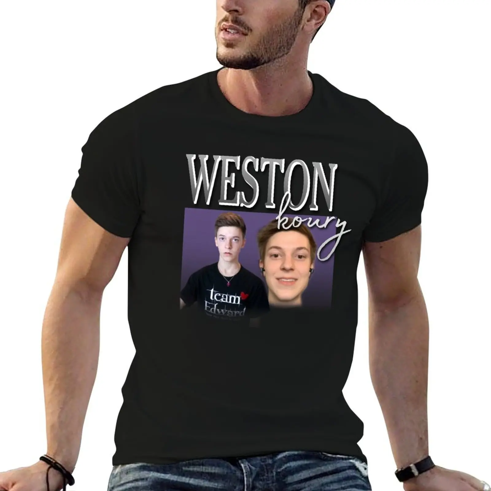 weston koury sinjin drowning t-shirt print 2000’s style T-Shirt shirts graphic tee baggy shirts graphics mens champion t shirts